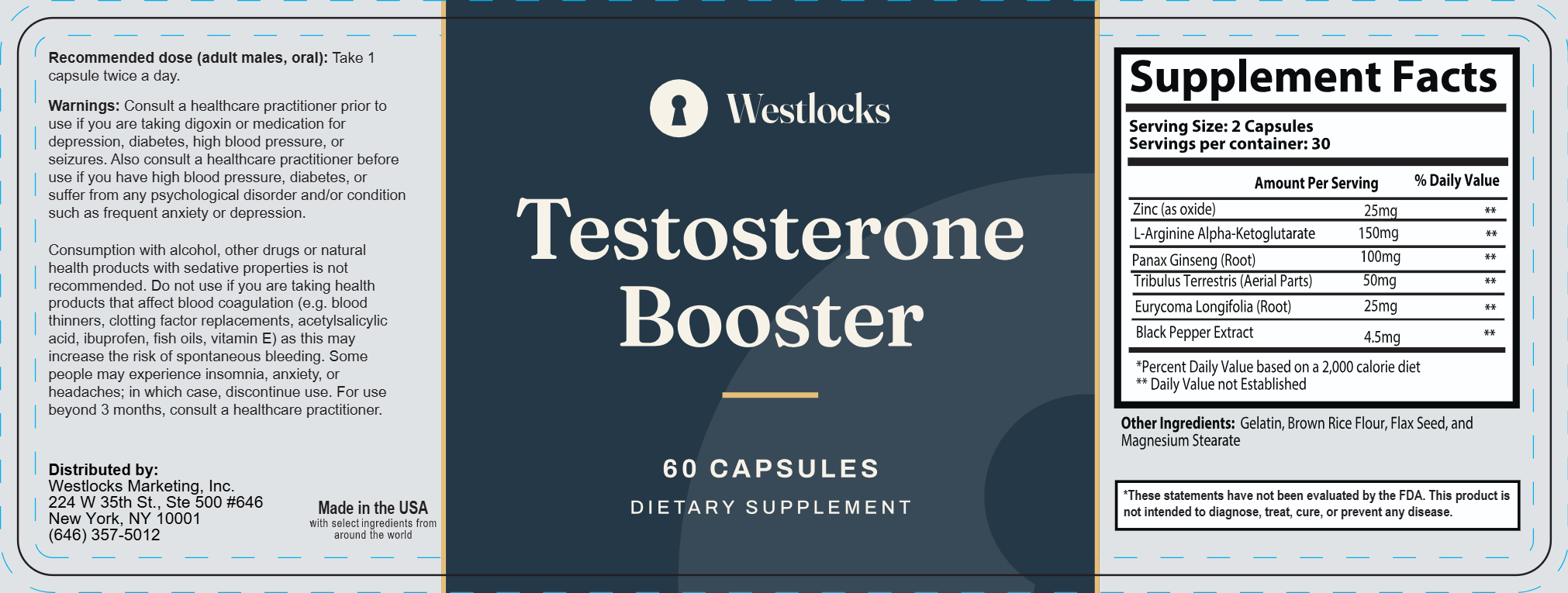 Westlocks Testosterone Booster